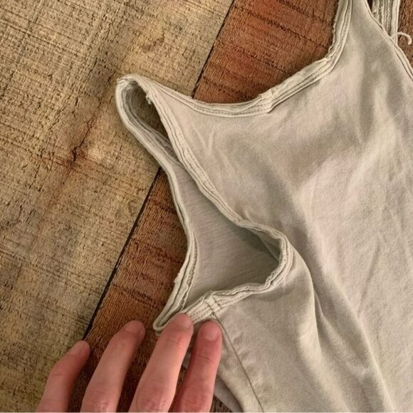 Naartjie kids size 4 khaki green asymmetrical tank top dress - Picture 5 of 7